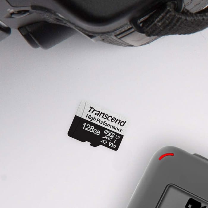 Transcend 128GB MicroSDXC 330S High Performance Memory Card (TS128GUSD330S)